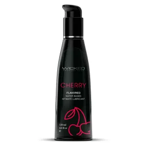 Wicked Aqua Flavoured Water-Based Lubricant - Cherry