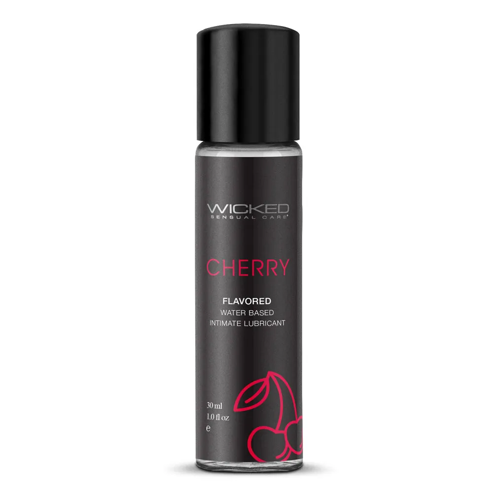 Wicked Aqua Flavoured Water-Based Lubricant - Cherry