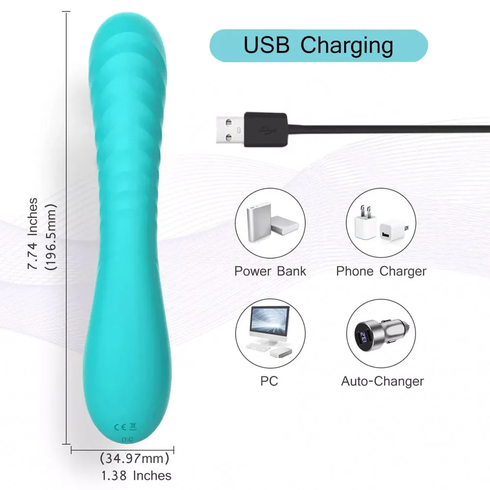 Winyi Marina Whisper-Quiet Ribbed G-Spot Vibrator