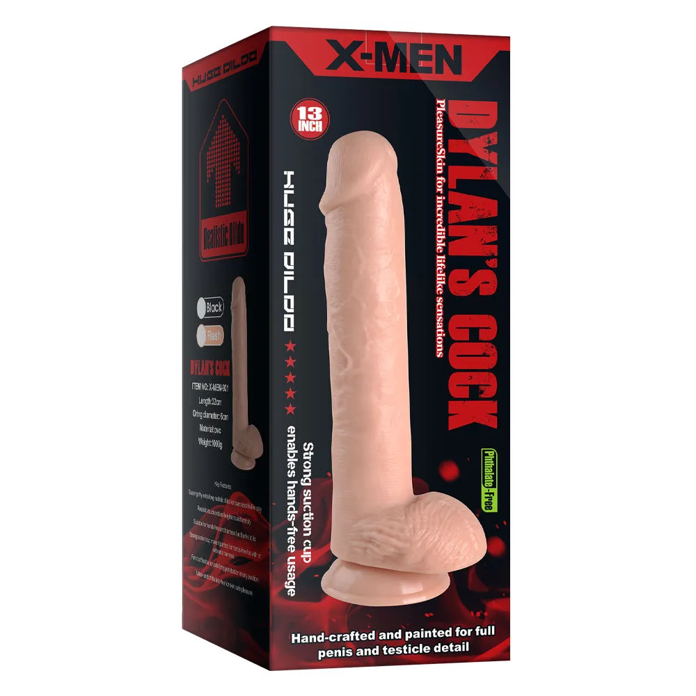 X-Men Dylan's Cock Realistic Dildo With Suction Cup