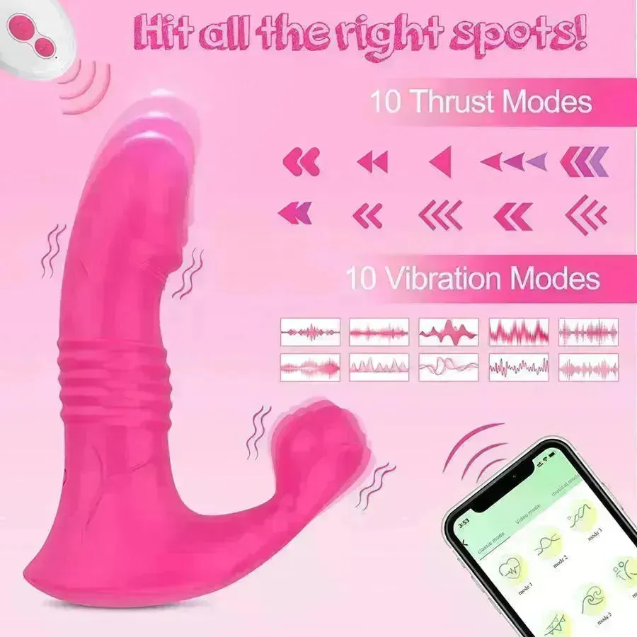 Xinghaoya Bluetooth Thrusting Panty Vibrator