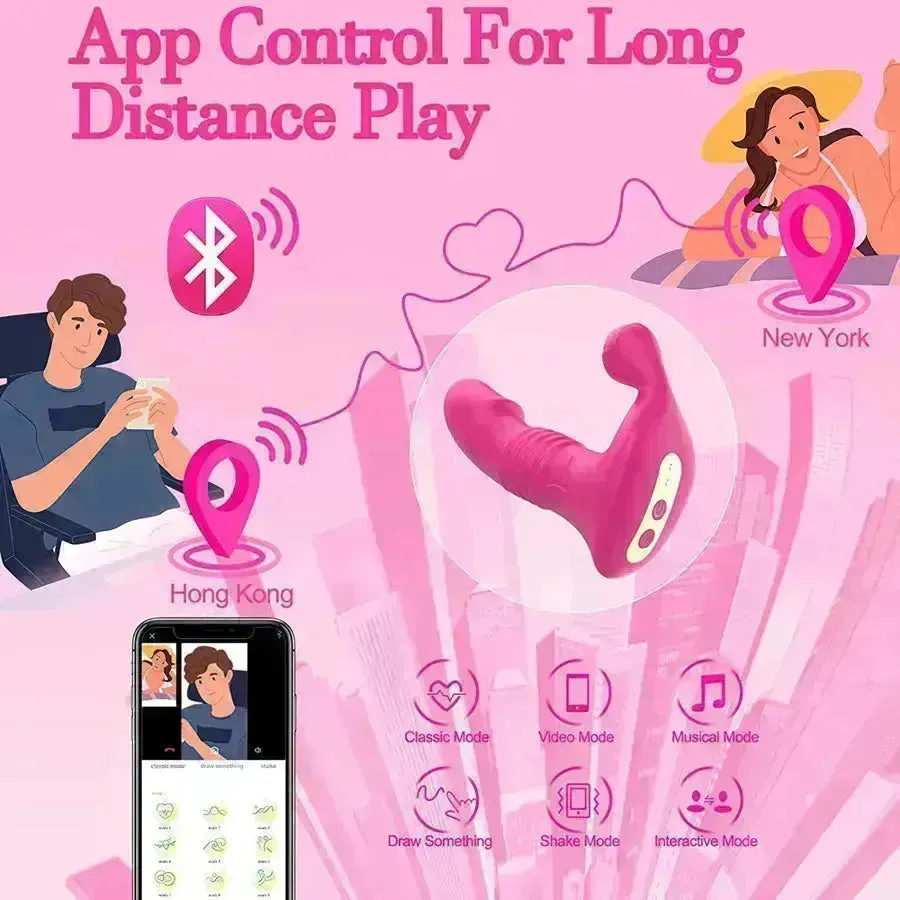 Xinghaoya Bluetooth Thrusting Panty Vibrator
