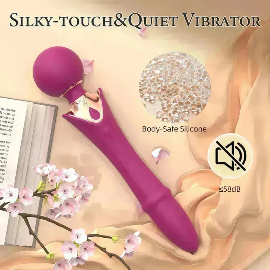 Xinghaoya Dual Head Thrusting Wand Vibrator