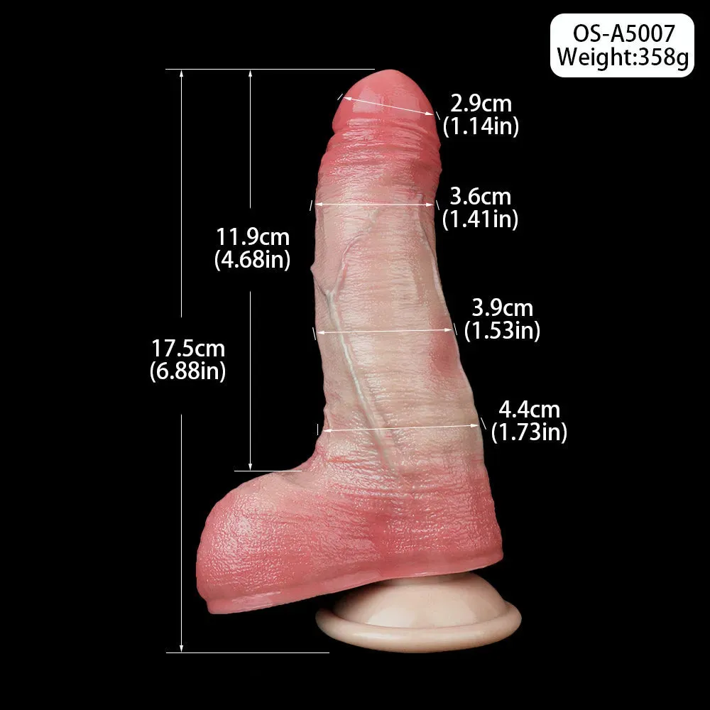 Xinghaoya Dual-layer Silicone Sex Dildo