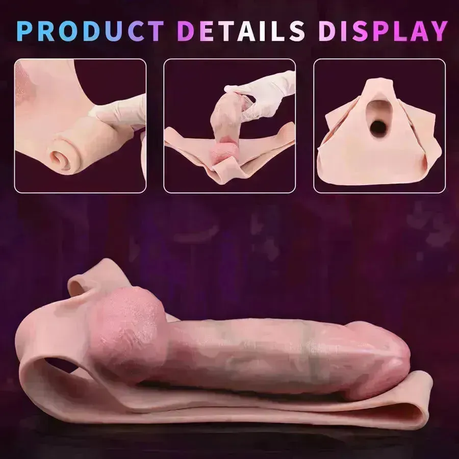 Xinghaoya Lifelike Hollow Strap On Dildo