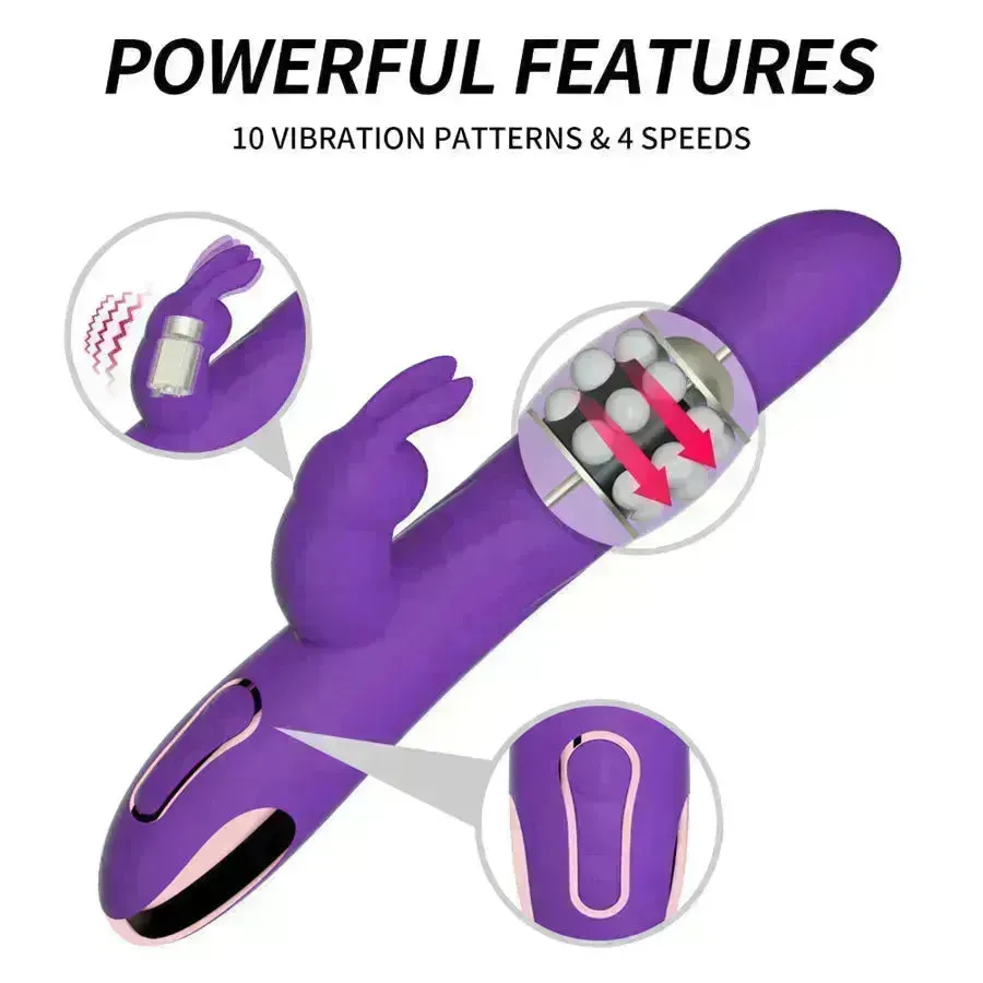 Xinghaoya Rotating Beads Rabbit Vibrator