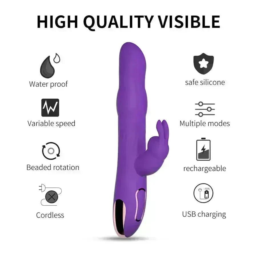 Xinghaoya Rotating Beads Rabbit Vibrator