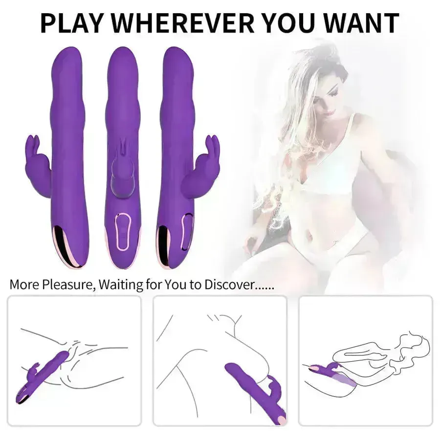 Xinghaoya Rotating Beads Rabbit Vibrator