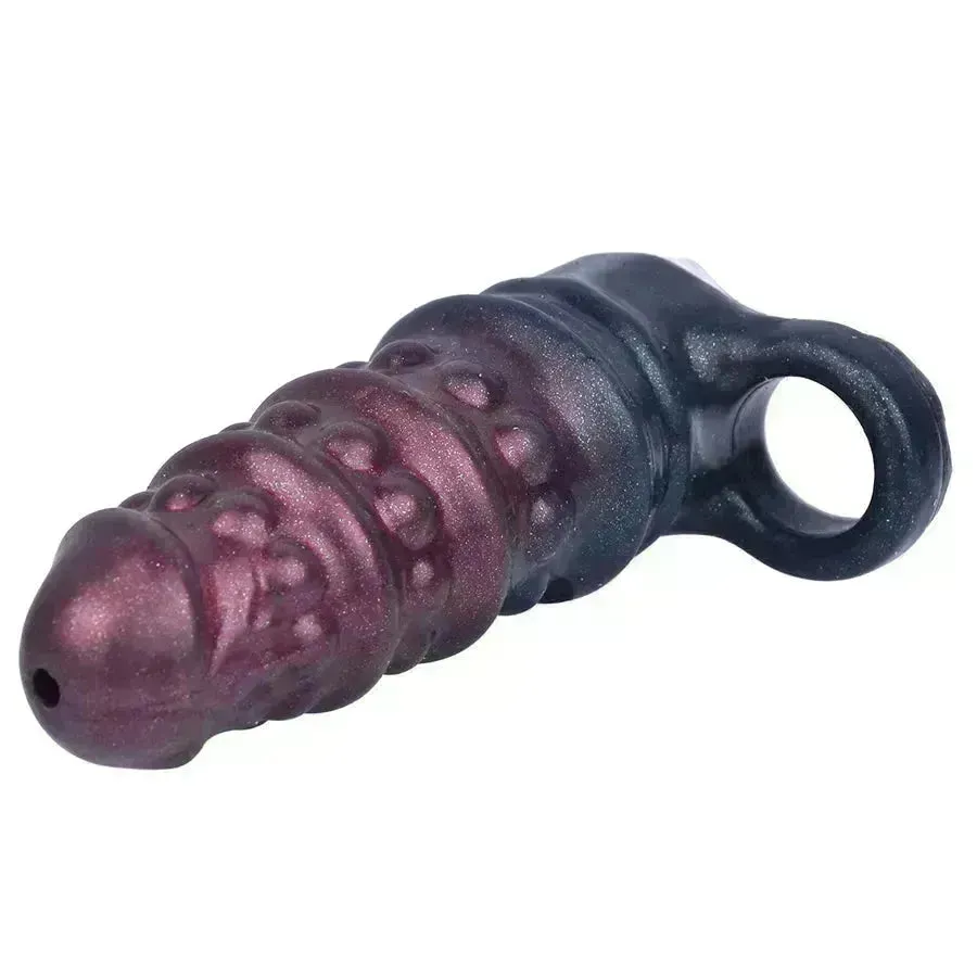 Xinghaoya Silicone Black Cock Sleeve