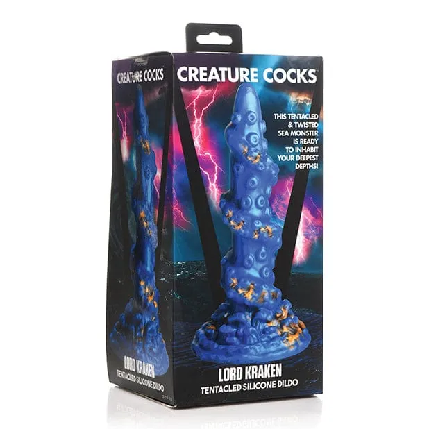 XR - Creature Cocks Lord Kraken Tentacled Silicone Dildo 8.3" (Blue)